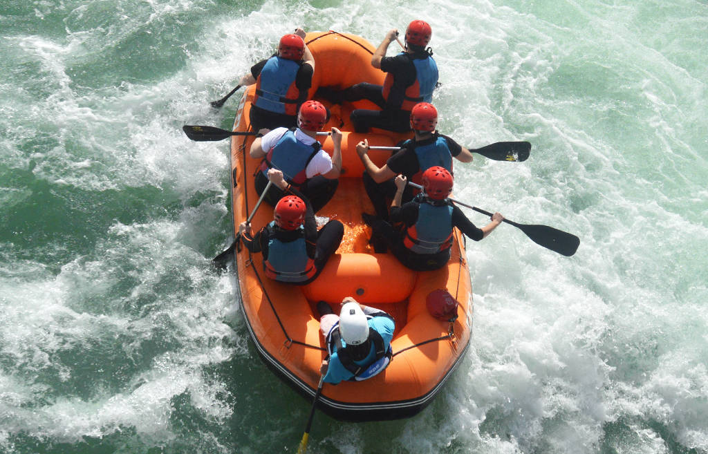 rafting familiar rio Cinca