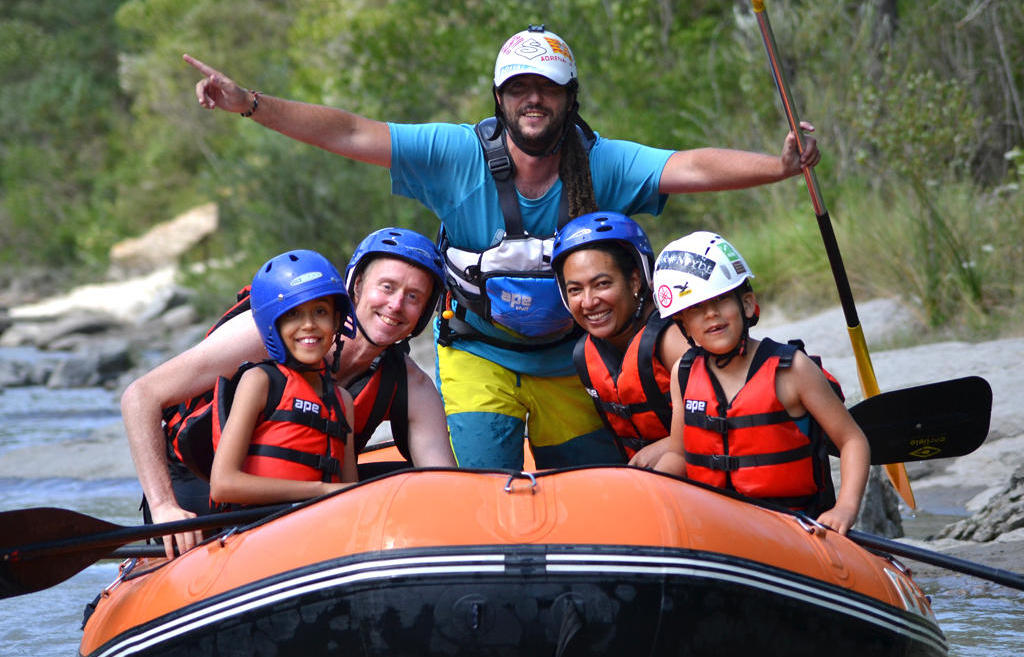 rafting familiar en Campo Huesca