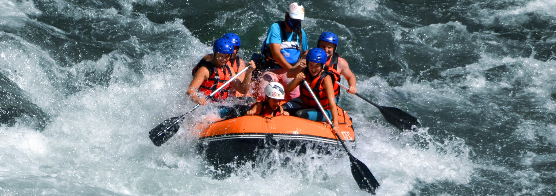 rafting familiar en Campo Huesca