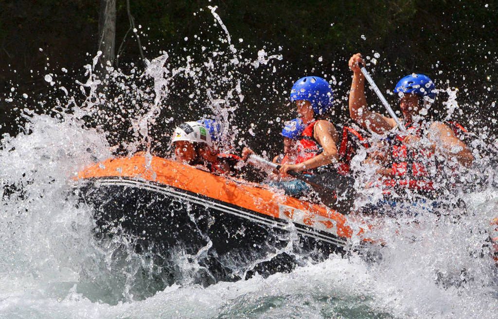 rafting familiar en Campo Huesca